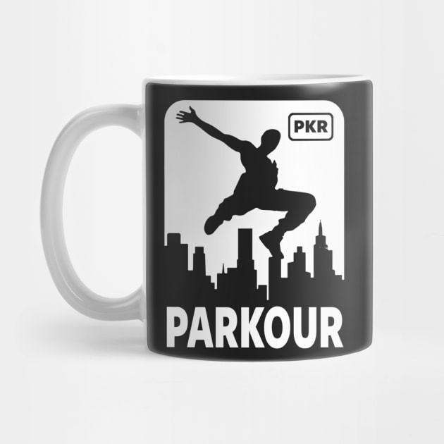 PARKOUR - FREERUNNING - TRACEUR by Tshirt Samurai